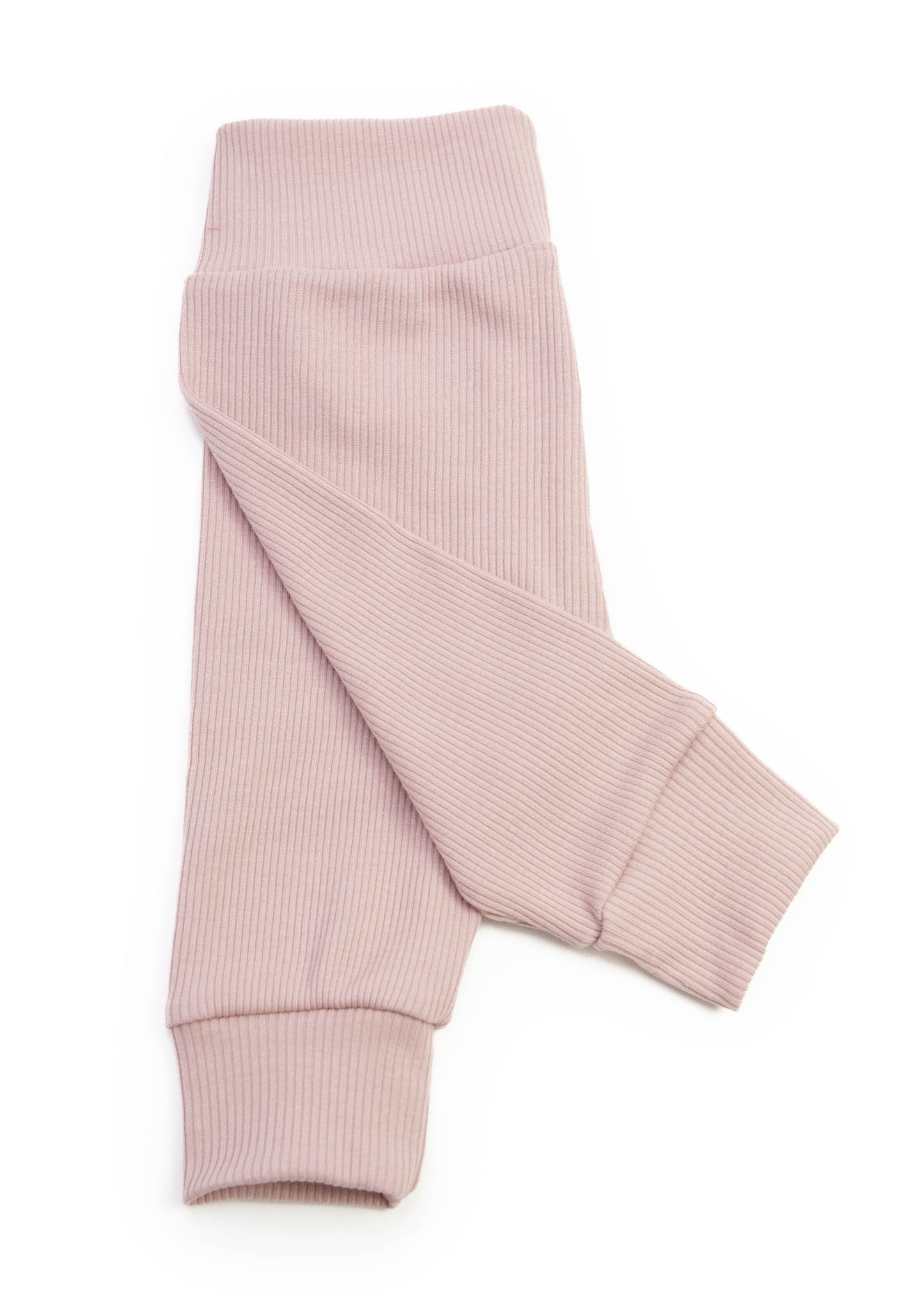 Baby pants ribbed old pink