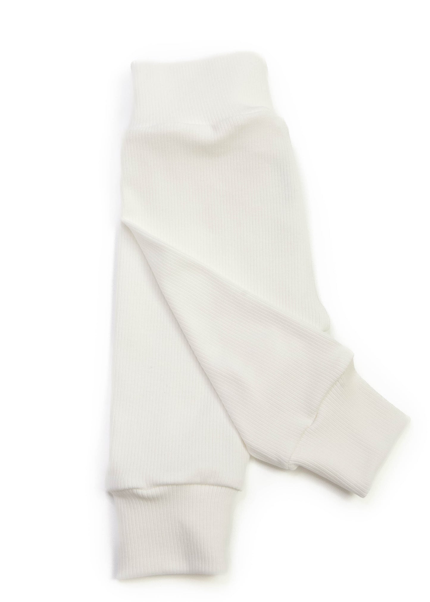 Broekje baby rib ecru