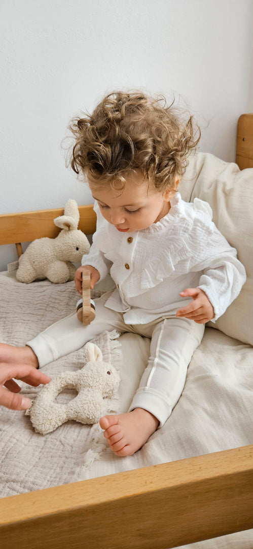 Recycled Rabbit rattle