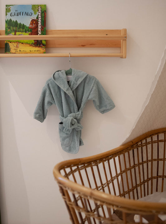 Badjas stone green gepersonaliseerd