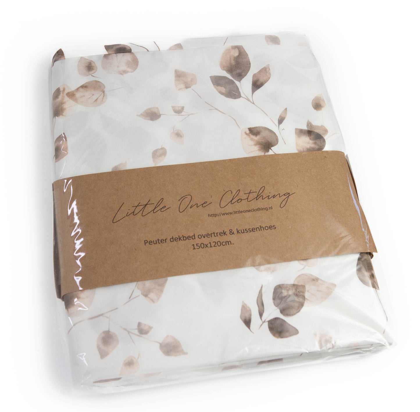 Toddler duvet bronze leaves