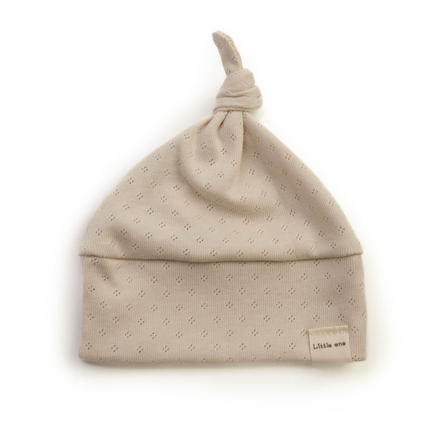 Mutsje ajour beige naturele