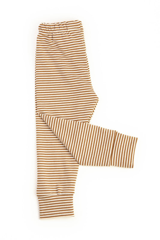 Legging mokka stripes