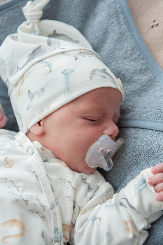 Strampler mit Motiv „Leben im Tiefseemeer“