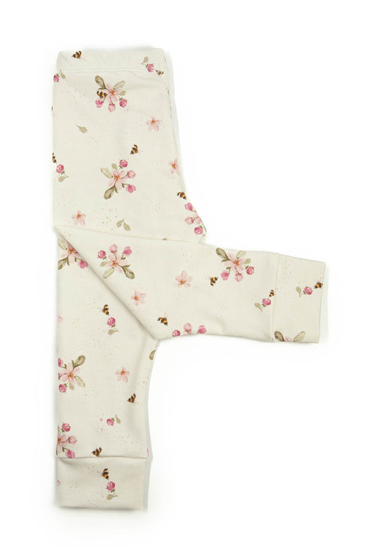 Legging little one flowers pink
