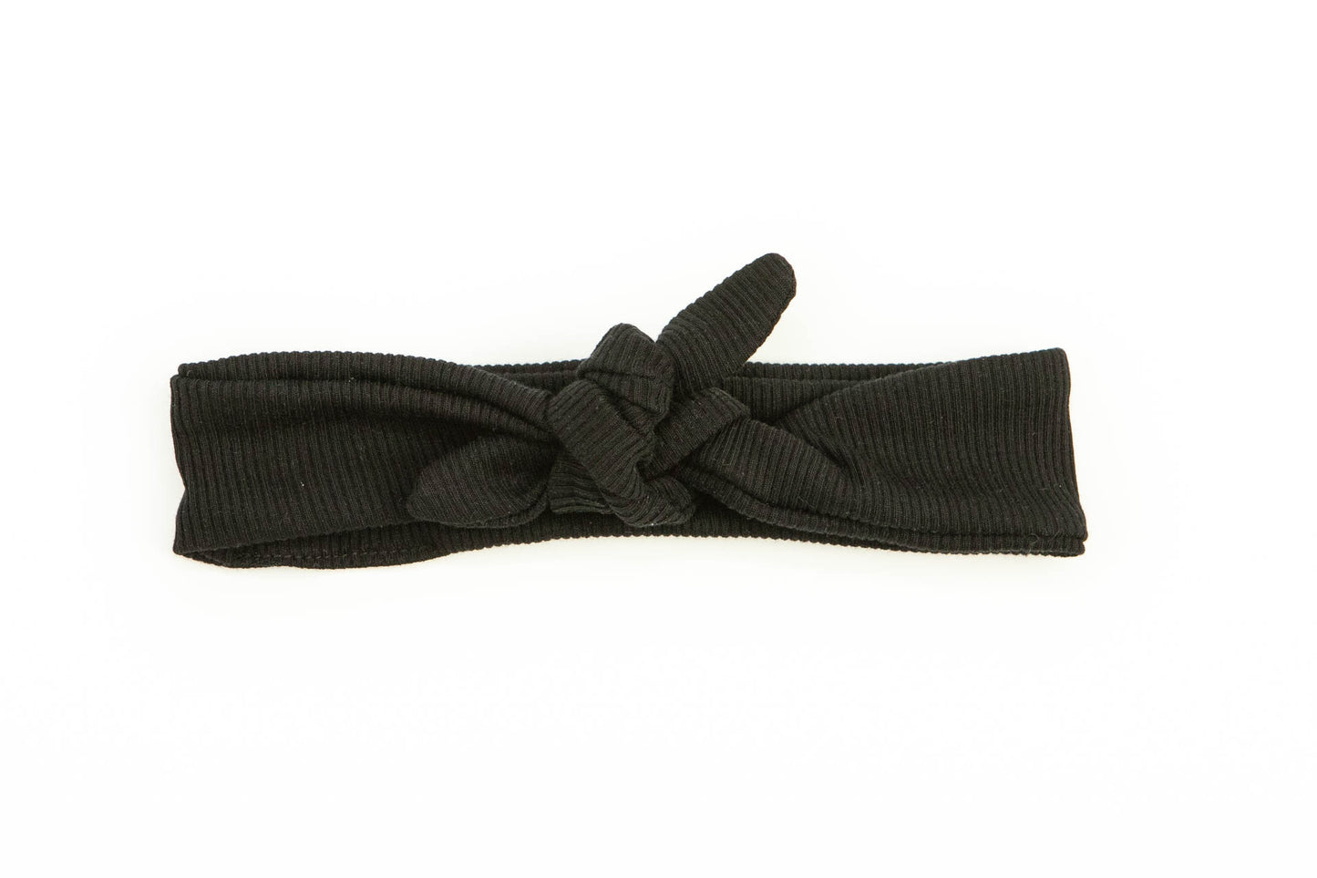 Haarbandje baby rib black