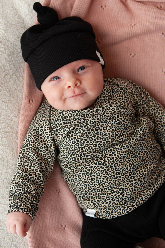 Overslag shirtje leopard
