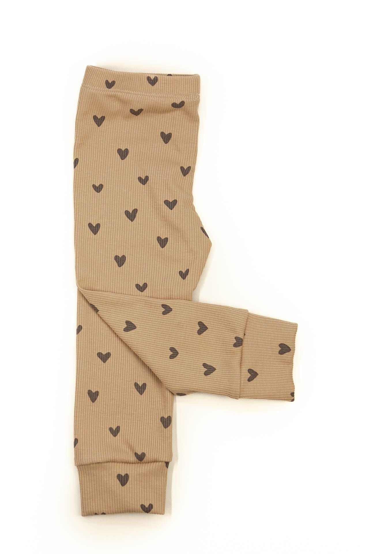 Legging baby rib hartjes