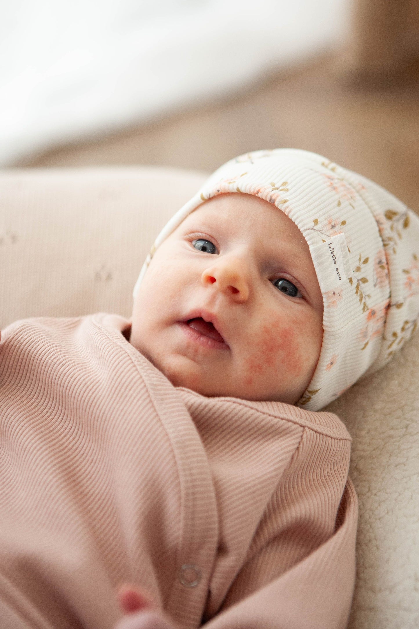 Baby Ripp-Wickelshirt nude pink