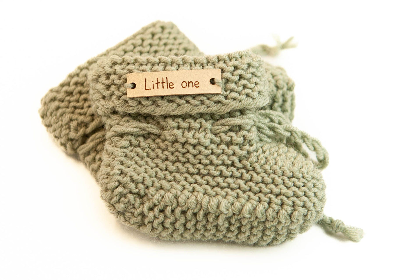 Merino wollen slofjes zeegroen