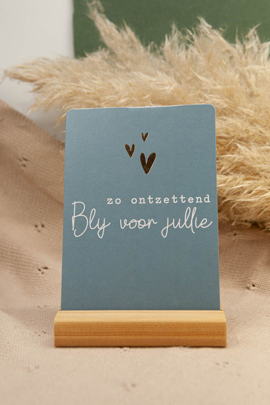 Kaartje Zo ontzettend blij voor jullie