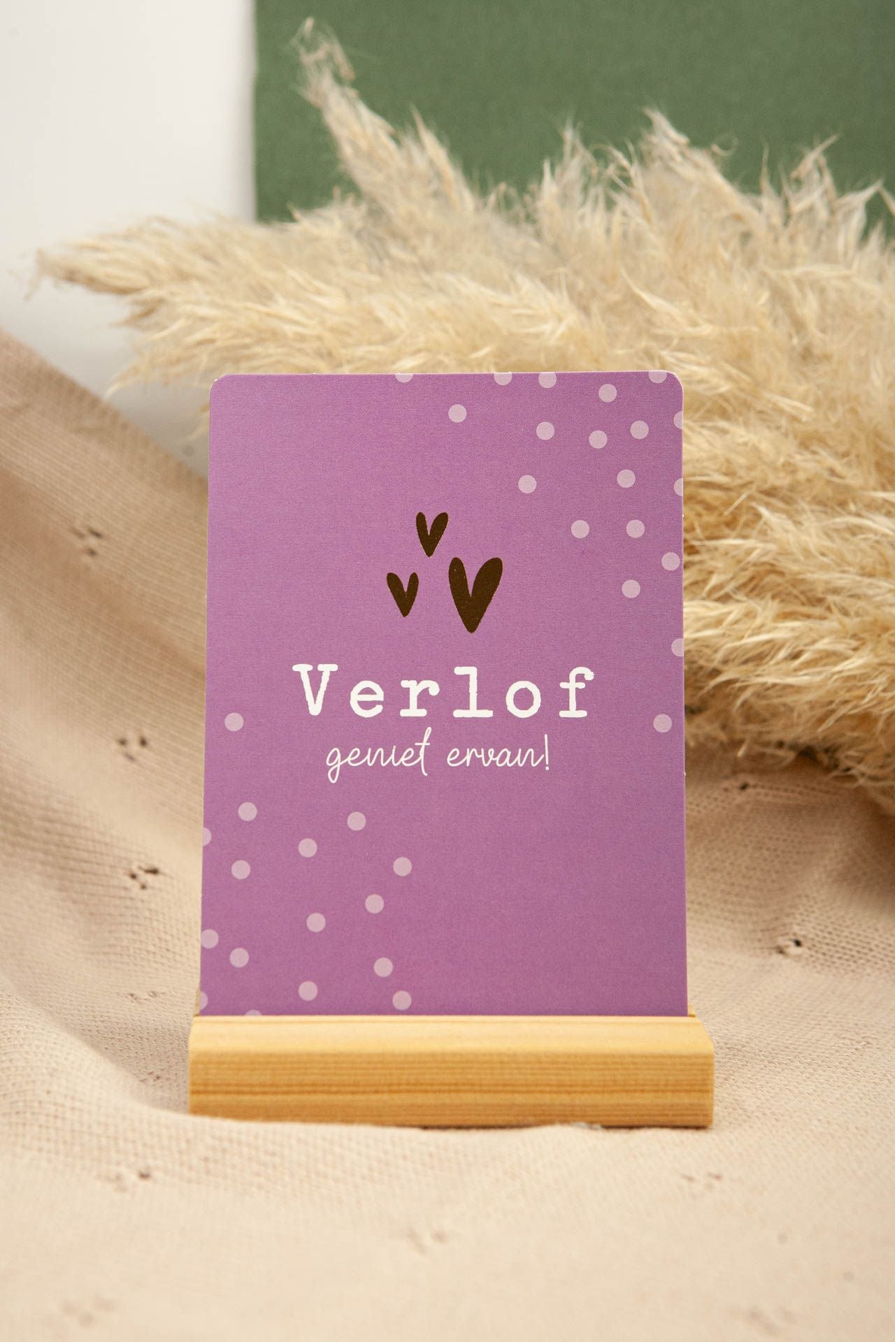 Karte hinterlassen, viel Spaß!