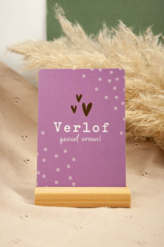 Kaartje Verlof geniet ervan!