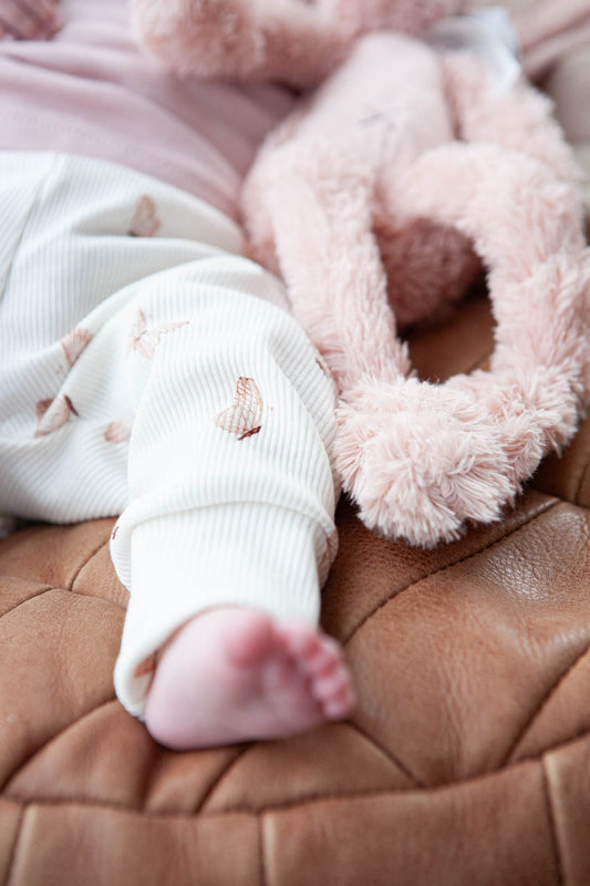 Broekje baby rib vlinders