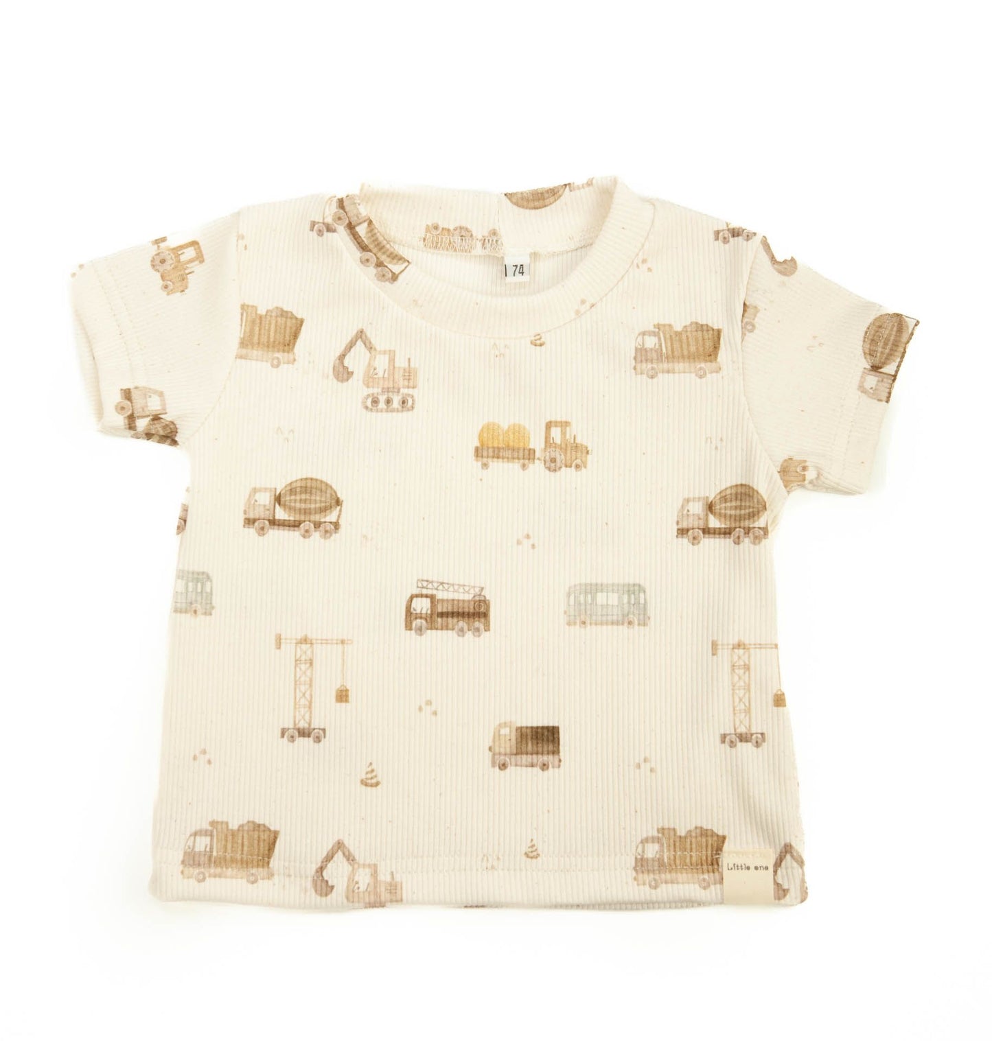 T-Shirt Baby Rib Baumaschinen