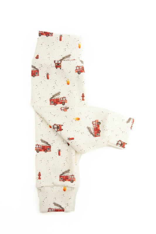 Broekje baby rib brandweer auto's