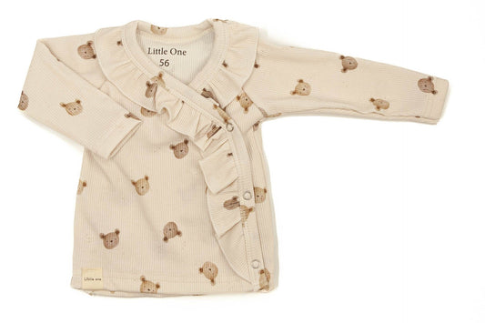Overslag shirtje ruffel baby rib little one bears