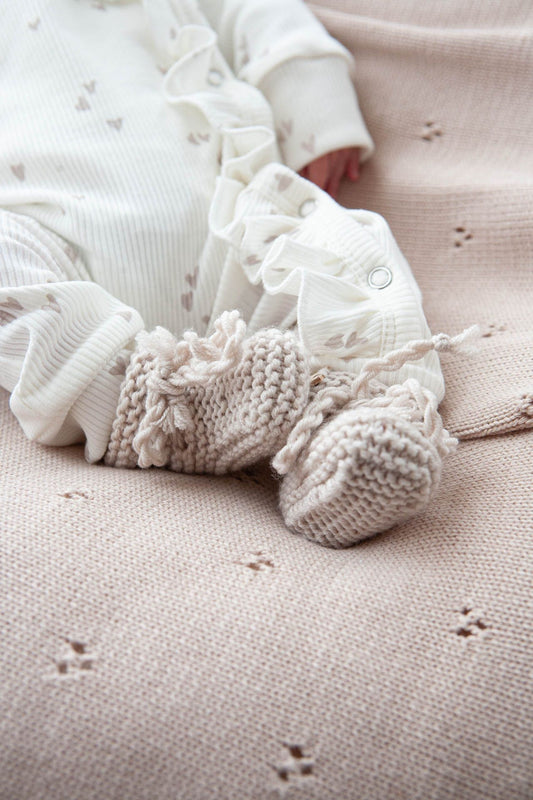 Boxpakje ruffel baby rib ecru hartjes