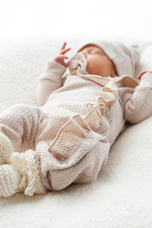 Boxpakje ruffel kabel naturel