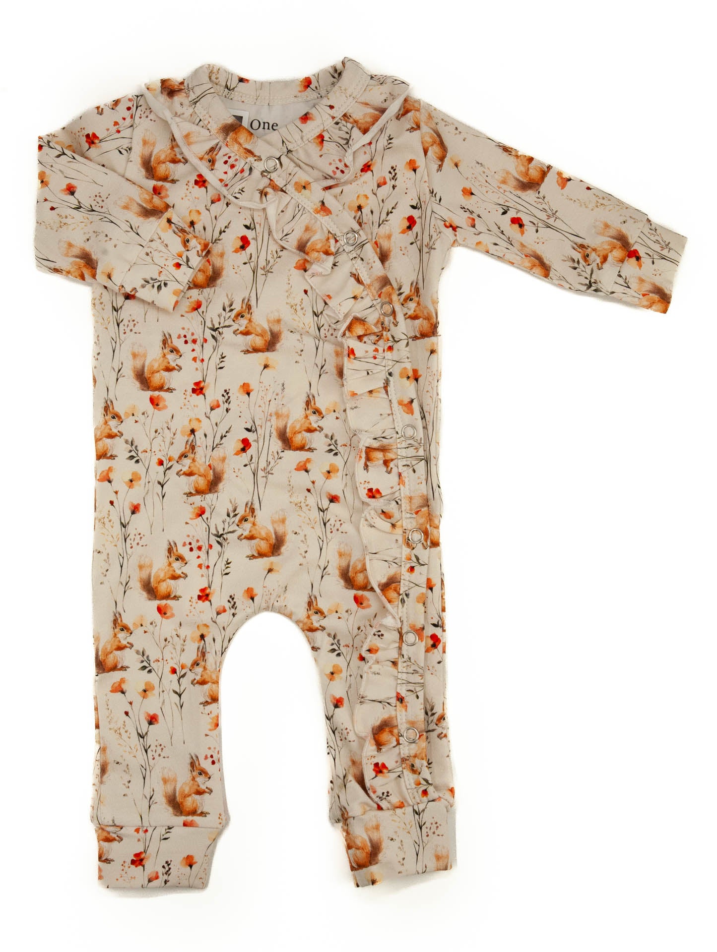 Boxpakje ruffel little one eekhoorntjes