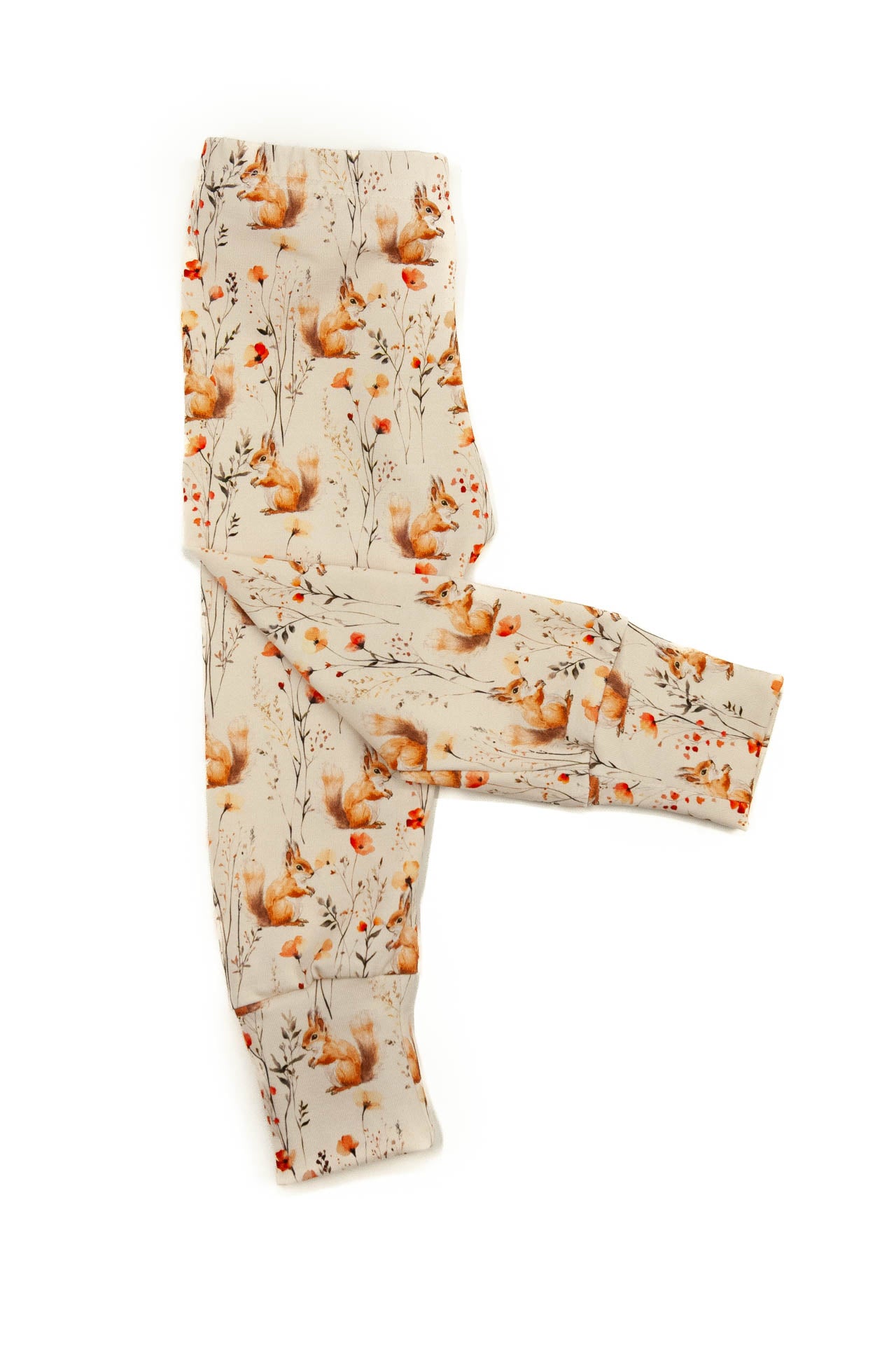 Baby-Leggings mit gerippten Schmetterlingen