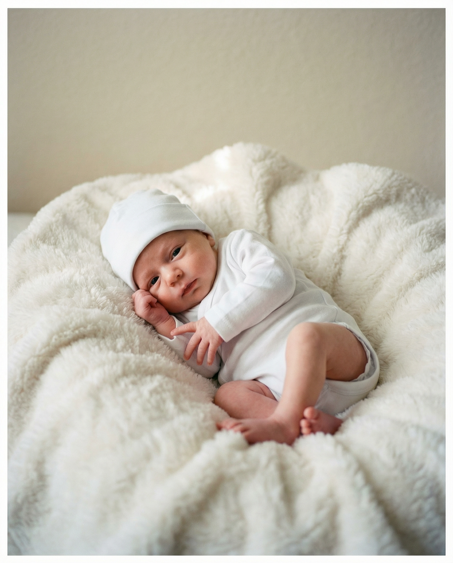 Personalized romper set cognac