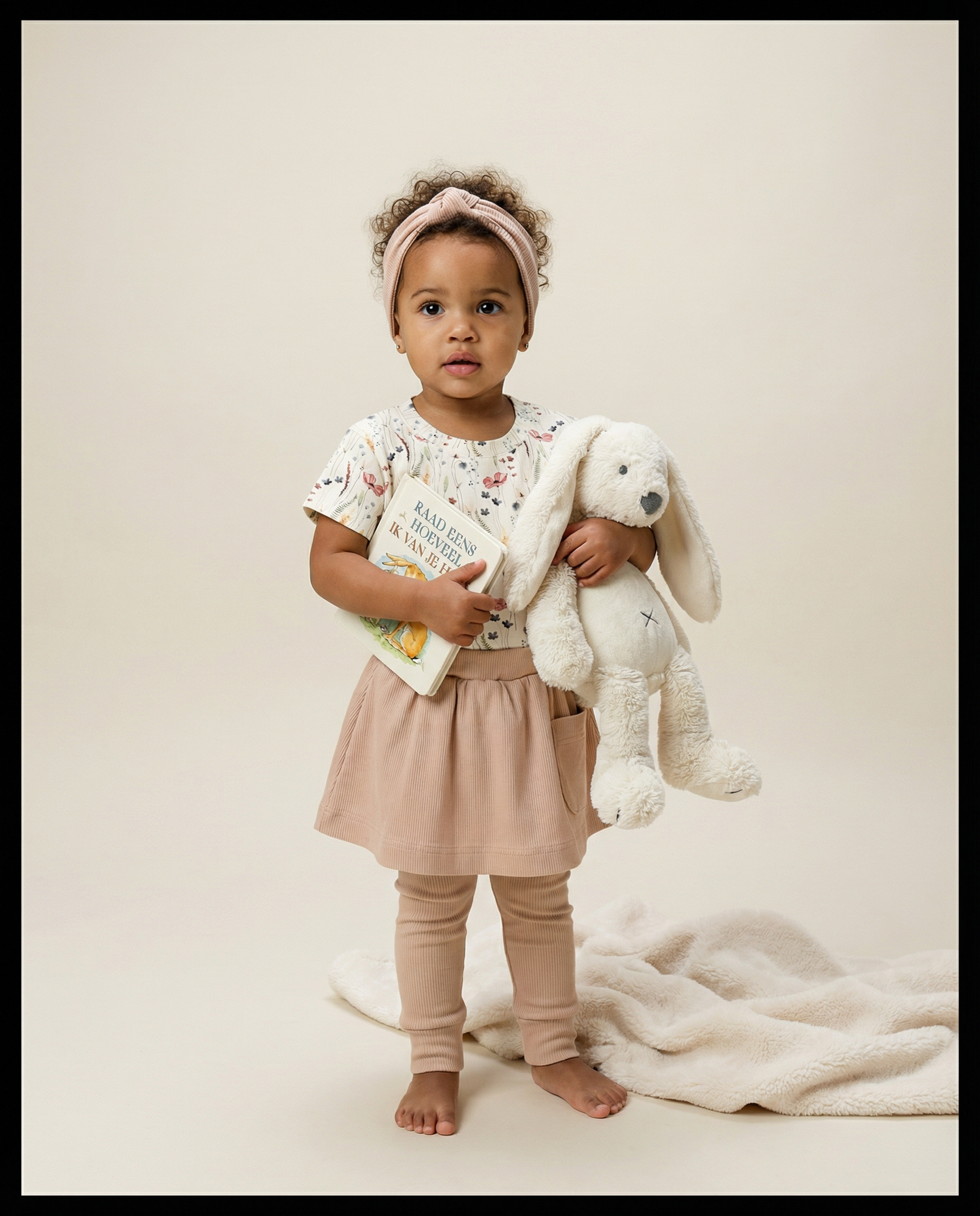 Rabbit Richie muziek knuffel diverse kleuren