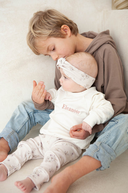 Sweater ecru gepersonaliseerd
