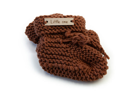 Merino wollen slofjes ceder