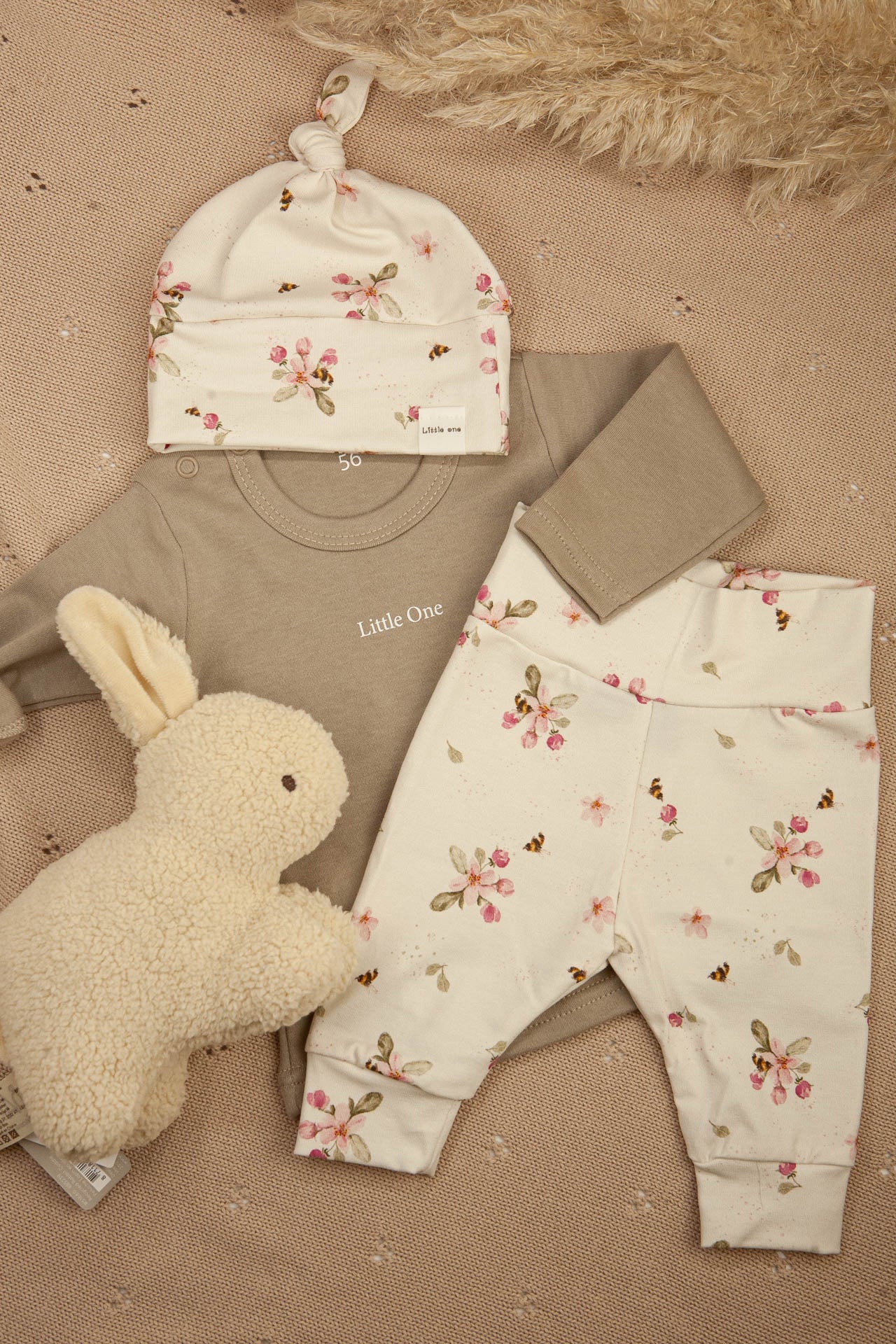 Aanbieding set Little one flowers pink