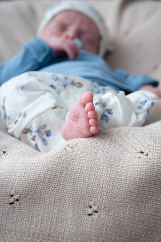 Broekje Little one flowers blue