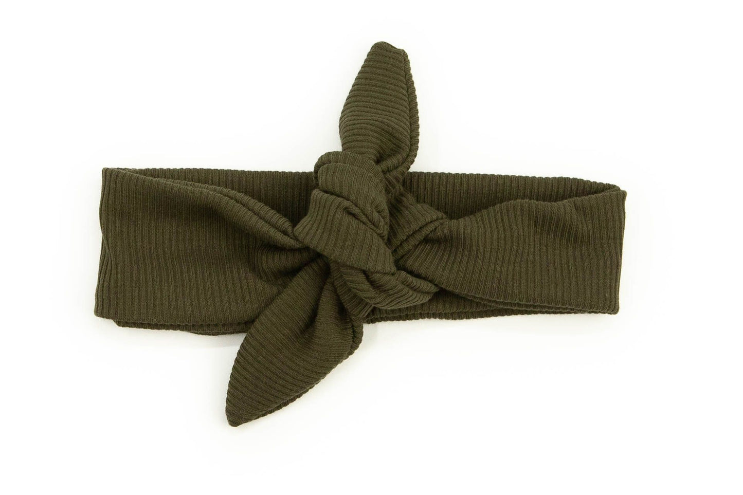 Stirnband Baby Rib grün