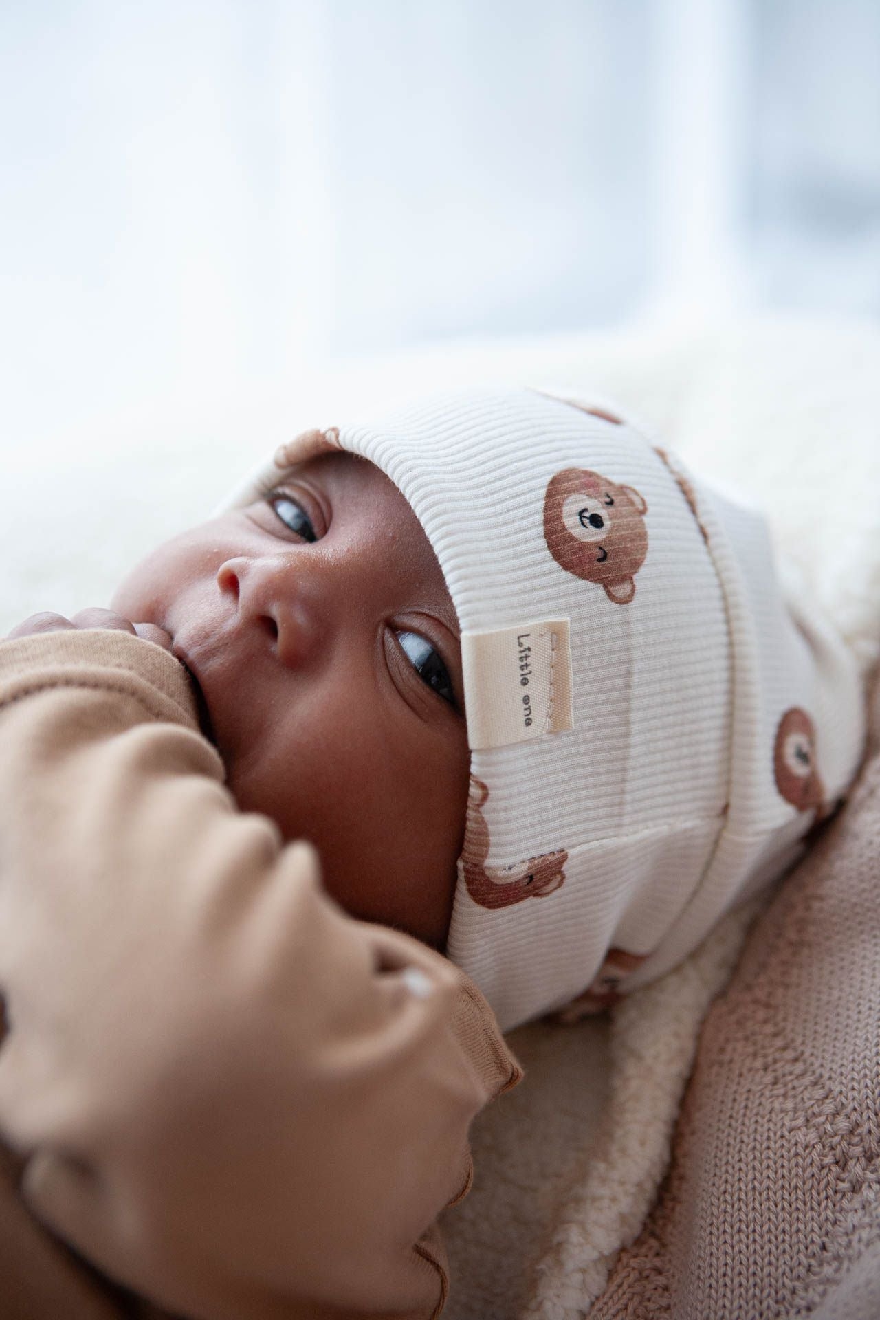 Mutsje baby rib berenkopjes (zonder knoopje)