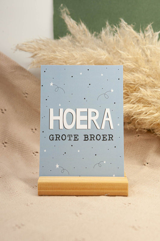 Kaartje Hoera grote broer