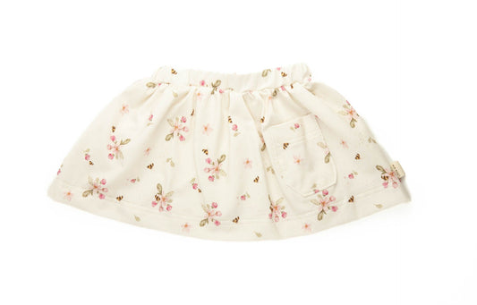 Skirt pink flowers