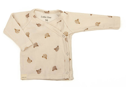 Overslag shirtje baby rib little one bears
