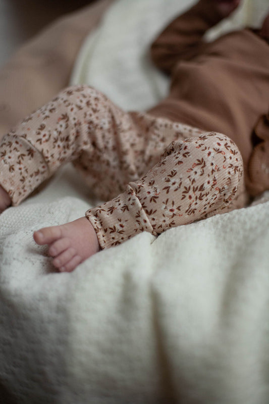 Baby rib blossom pants