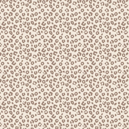 Kleinkind / Bettbezug beige, Leopardenmuster