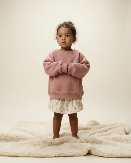 Baby skirt rib flowers