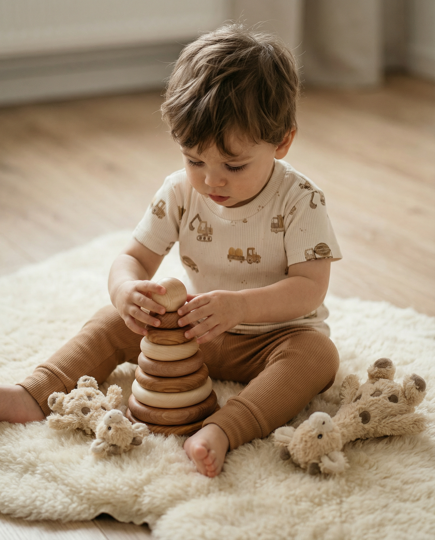 Legging baby rib cacao